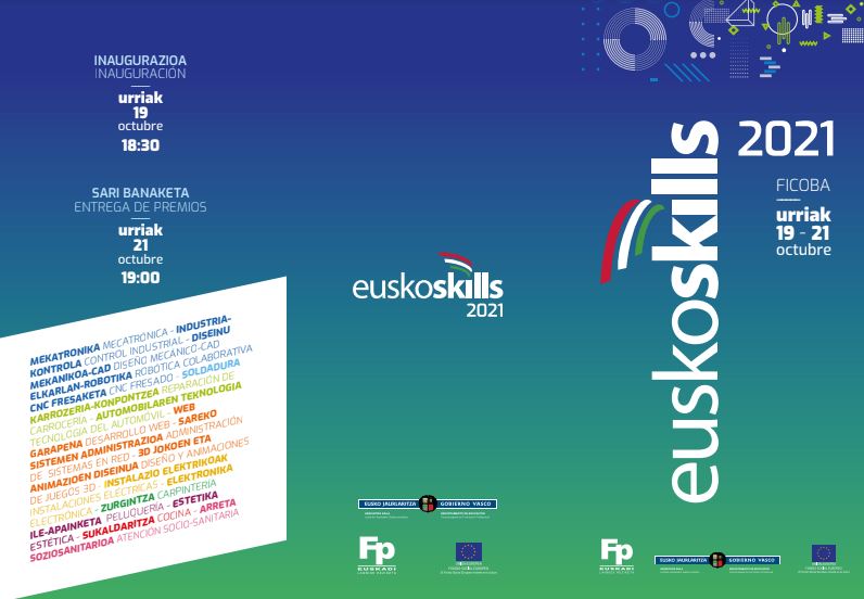 El alumnado del ciclo de 3D de Harrobia Ikastola participa en el campeonato de Formación Profesional «EuskoSkills 2021»